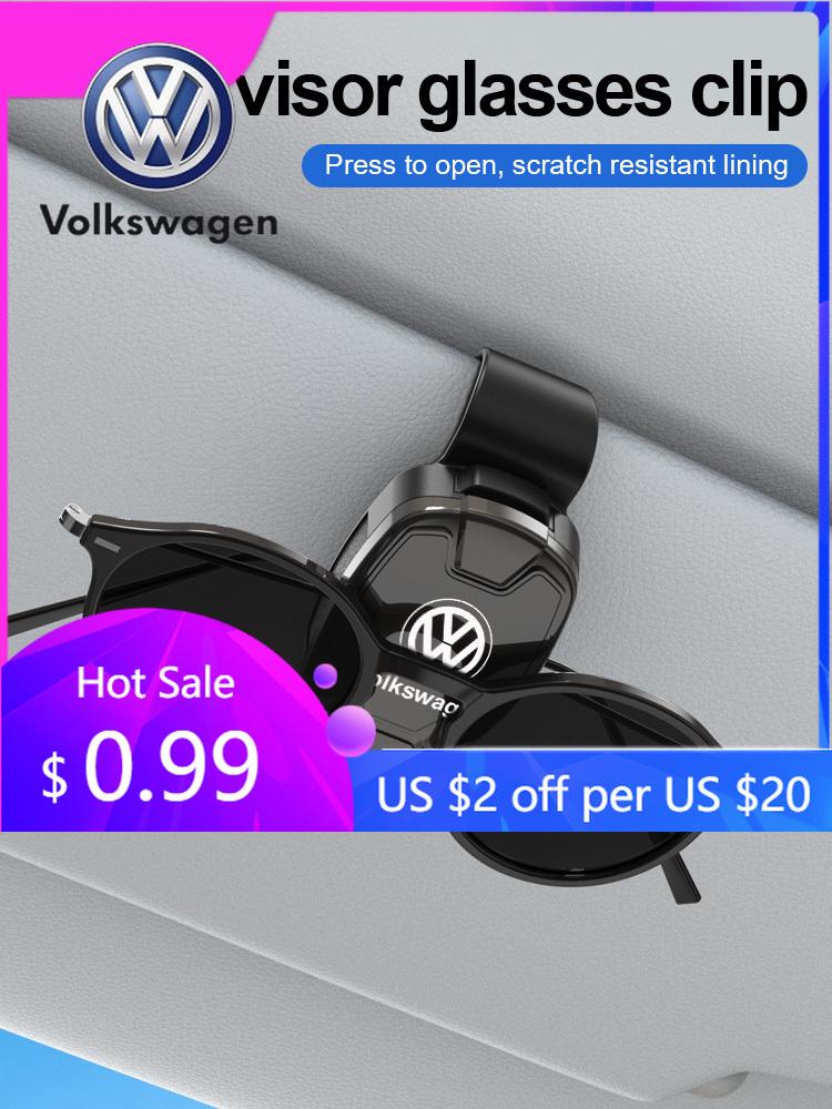 2026 Horké Pro Volkswagen VW Volkswagen auto klip na oko držák na brýle sluneční clona rám na brýle do auta pouzdro na sluneční brýle do auta brýle multi-