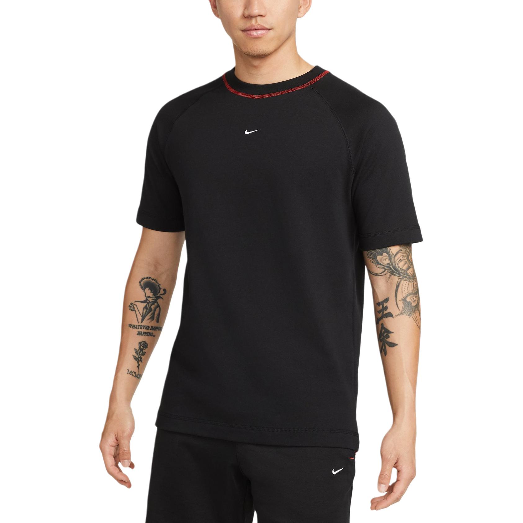 

Nike T Shirts Men s Black Moderate Straight Fit DC9063-010 M