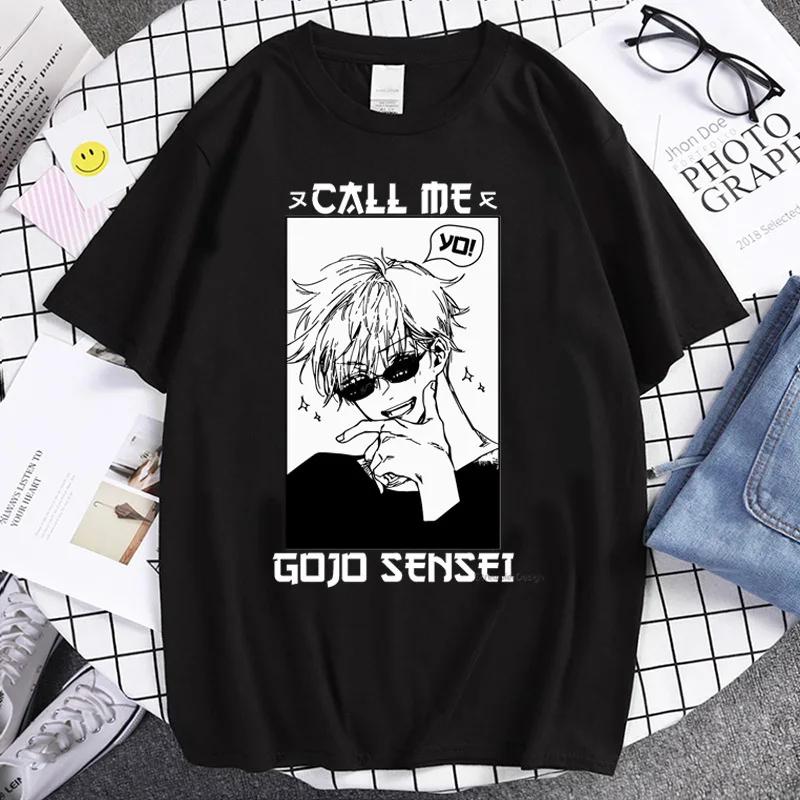 

Jujutsu Kaisen 2026 Лето Унисекс Черная Футболка Спереди Рёмен Сукуна Мегуми Графика Аниме Уличная Одежда Повседневная Одежда Подарок Отаку 4XL