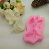 Cute Creative Fairy Shaped Flower Silicone Handmade Soap Mold Fondant  Cake Chocolate Mold Ice Cream Mold Soap Making Accessory