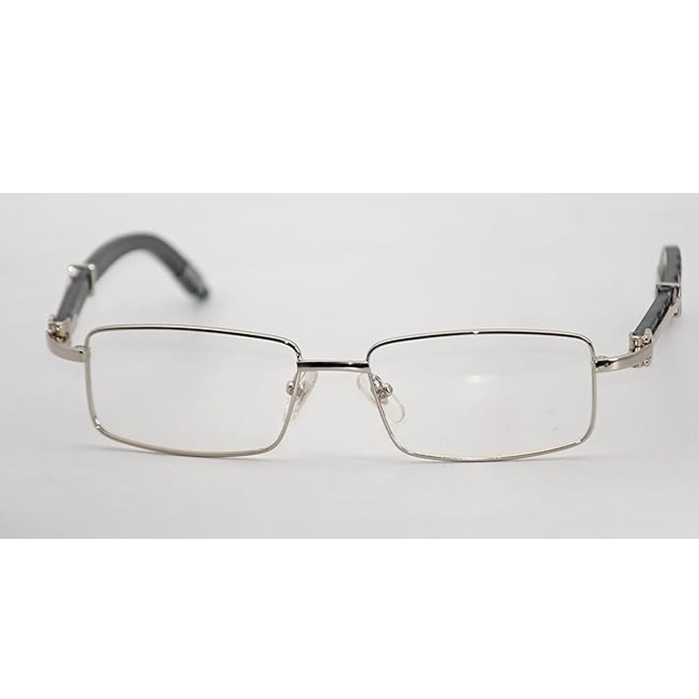 RSINC Vollrand HOLZ Rahmen Brille Silber Schwarz | Warenkorb 2 51399853 55-18-140 mm HOLZ | A2 51399853 55-18-140
