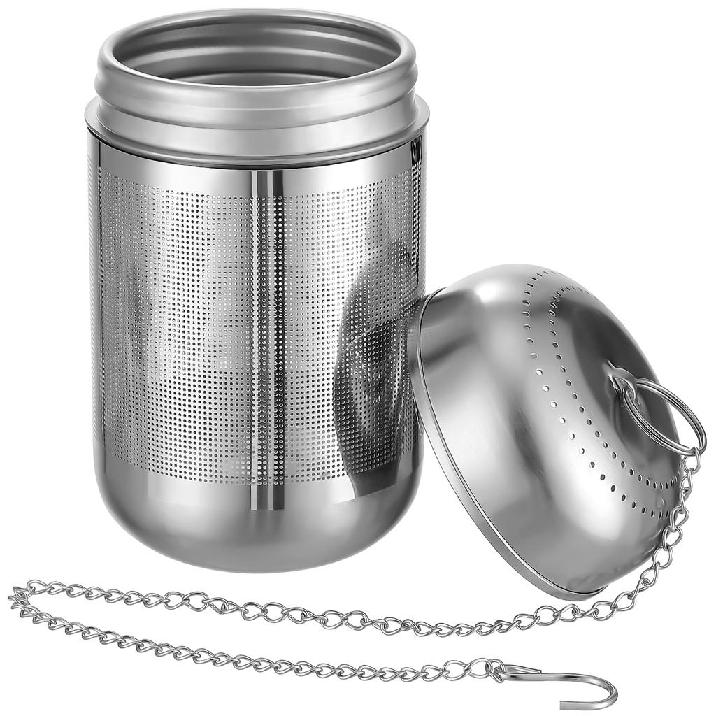 Ultra Fine Mesh Strainer Stainless Steel Stew Cage Diffusers Tea Infuser Silver