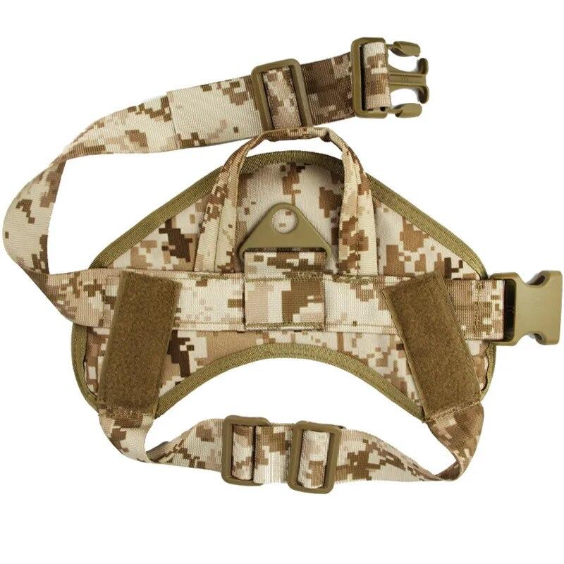 Camouflage Tactical Pet Dog Vest Hunting Military Harness Service Dog Vest Waterproof Training Harness for Medium Large Dogs Pug