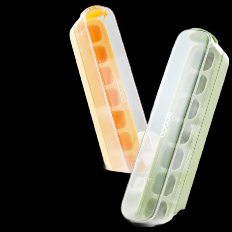 

Yikeke 14-Grid Press-Type Ice Cube Tray with Lid