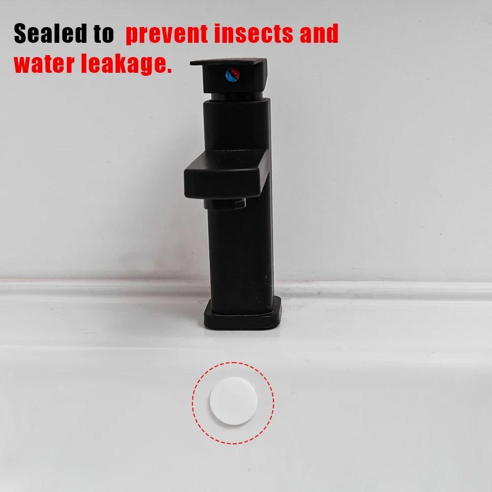 Wash Basin Overflow Cover Wash Basin Decorative Plug Water Level Rise Overflow Water Plug Bathtub Drainage Cover Overflow Cover