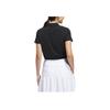 Adidas Ultimate365 Solid Short Sleeve Polo Shirt Women Polo Shirts Black IN2540