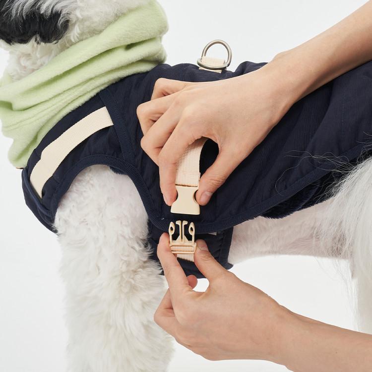 Easy Extreme Warm Harness Padding Dog Fall Winter Clothes Walking T-shirt Padding