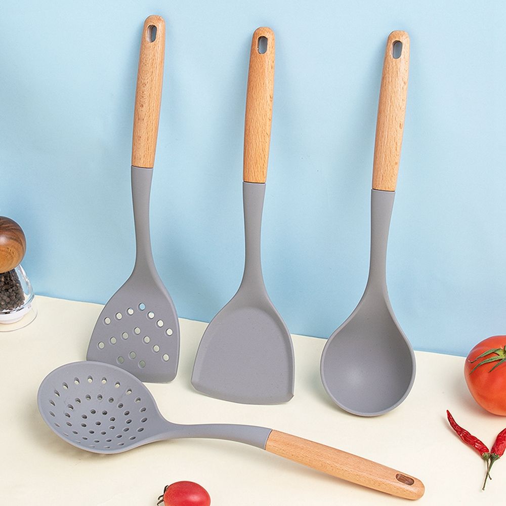 Spoon Kitchen Utensils Cooking Tools Kitchen Tool Gadgets Turners Fried Shovel Spatula Soup Ladle