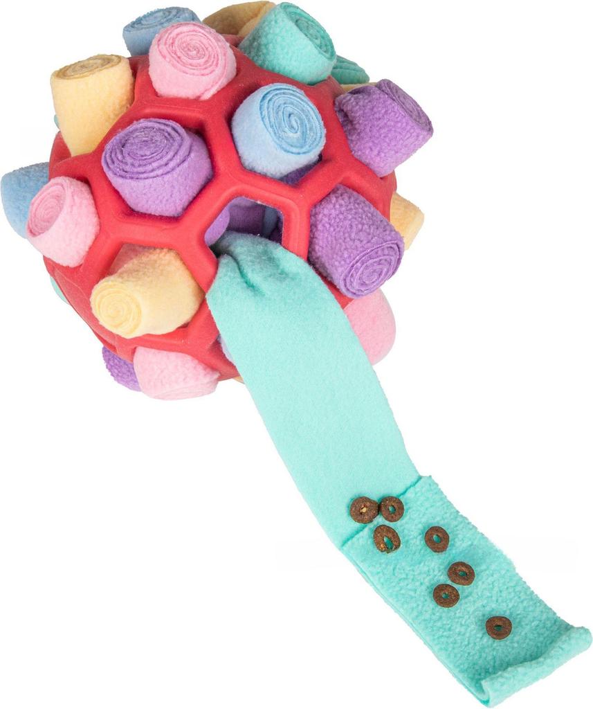 "Giocattolo per cani Blast Ball: Puzzle interattivo di gomma "Annusa e trova cibo"