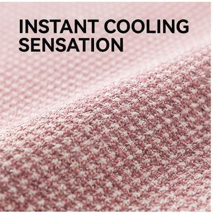 Houndstooth Ice Silk Rattan Cooling Mat, Fitted/Flat Sheet, Washable Comfort Bedding for Summer Bedroom & Dorm
