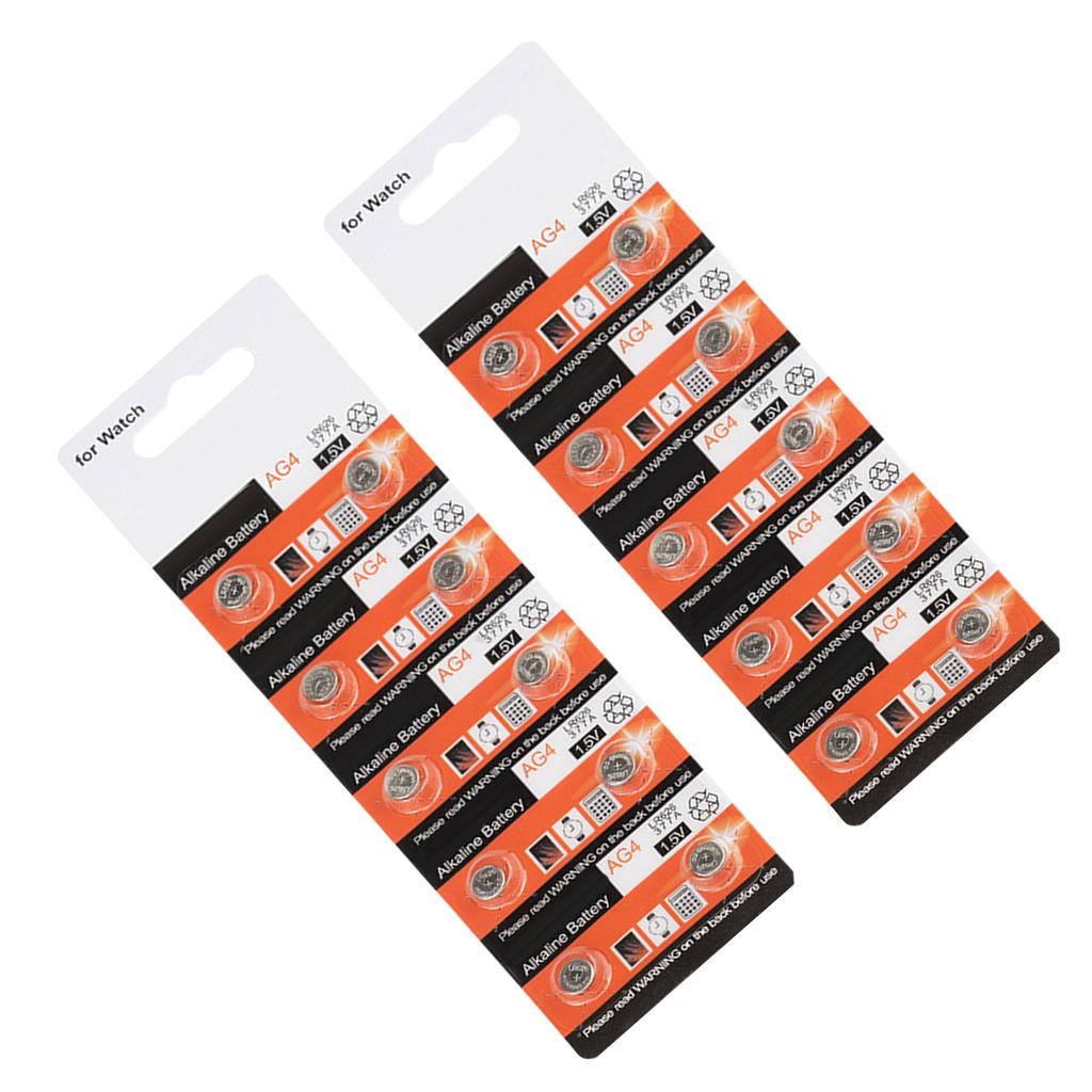 High Capacity AG4 377/LR626sw Coin Cell Batteries Alkaline Watch Batteries Leakproof Watch Battery for Children Toy