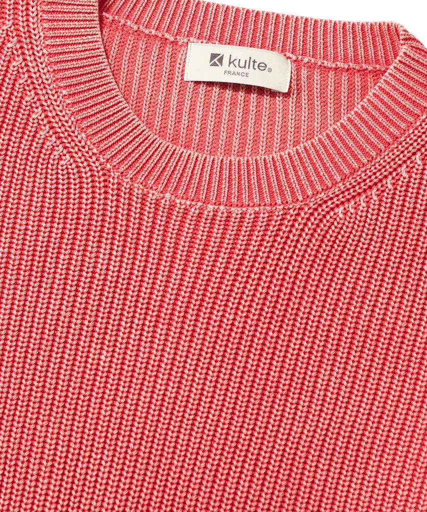 KULTE Pigment Crewneck Knit_Pink