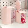 1 rotating multi-layer transparent hair accessory storage box | Dustproof plastic material, rotating design, clear visibility