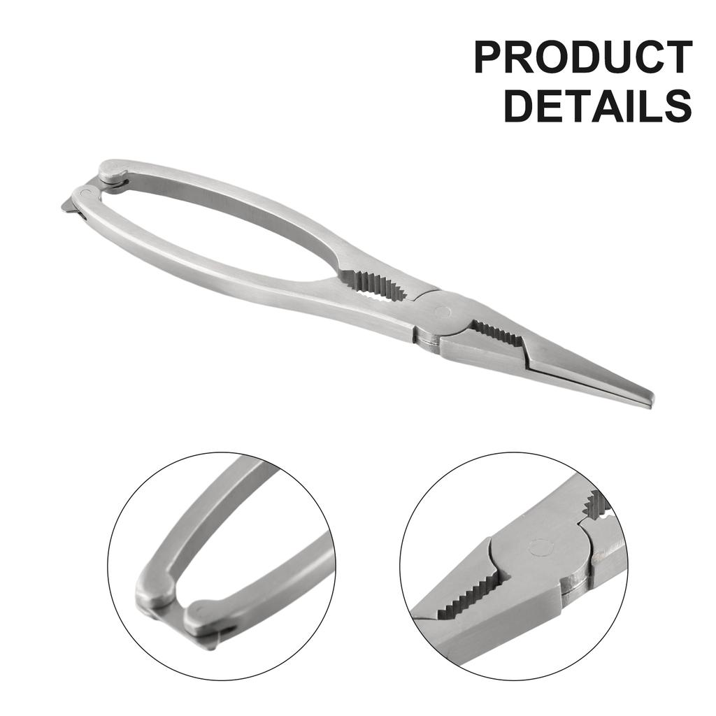 Seafood Tool Sets Crab Pliers Needle Crab Peel Shrimp Lobster Clamp Pliers 190*38.5mm Crab Peel Shrimp Lobster Clamp Hand Tool
