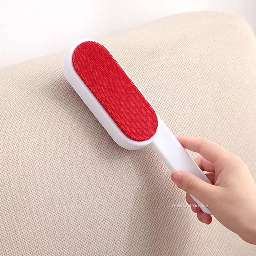 2 Sided Pet Hair Remover Brush Sticky Lint Roller Fur Zapper Cleaner for Clothes Dust Hairball Remover