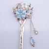 Colorful Flower Hollow Hair Clip Hair Accessories Women Fashion Rhinestone Hairpin Headwear