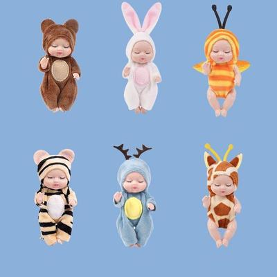 Charm Sleeping Barbie Weihnachtsgeschenke Plüschtiere Süßes Mädchen Spielzeug 11CM Spielzeug Reborn Baby Puppen Mini Simulation
