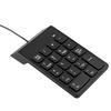 USB-Ziffernblock Numpad Numerische Tastatur 18 Tasten für Laptop Desktop-PC Neu
