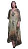 Phagun Floral Damask Ladies Plus Size Kaftan Summer Wear Beach Coverup Kimono
