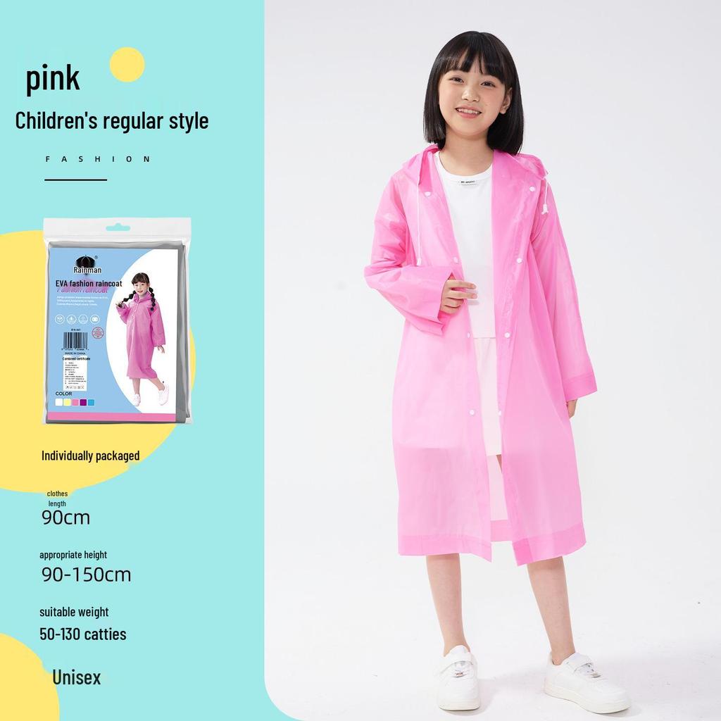 Reusable Full-Length Women's Raincoat for Outdoor Use