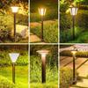 Solar Waterproof Outdoor Lawn and Garden Light with Ground Plug