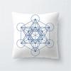Nordic Geometric Navy Blue Cushion Covers Polyester Modern Deep Blue Pillow Case Livingroom Decorative Sofa Throw Pillows Cover