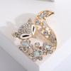 Fashionable And Cute Full-diamond Personalized Oil-drop Brooch For Cardigans, Sweaters, Corsages, And Women's Jewelry.