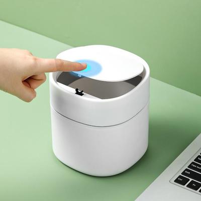 Mini Luxury Style Desktop Trash Bin for Living Room, Bedroom, or Desk