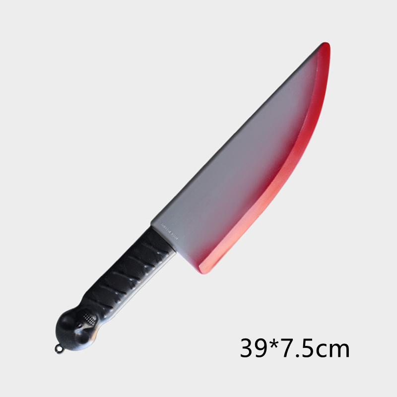 Halloween Bloody Knife Prop - Realistic Fake Plastic Knife For Horror Costumes, Scary Party Accessories & Haunted House Decor