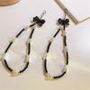 Retro Bowknot Pearl Phone Charm Strap Flower Bead Pendant Bracelet For iPhone Samsung Accessories Hanging Rope For Girl