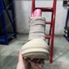 Ro Geobasket Boots Pink Leather High Top Shoe Men Shoes Pink Cowhide Sneakers Zipper Women Casual Sneaker Jumbo Laces Ankle Boot