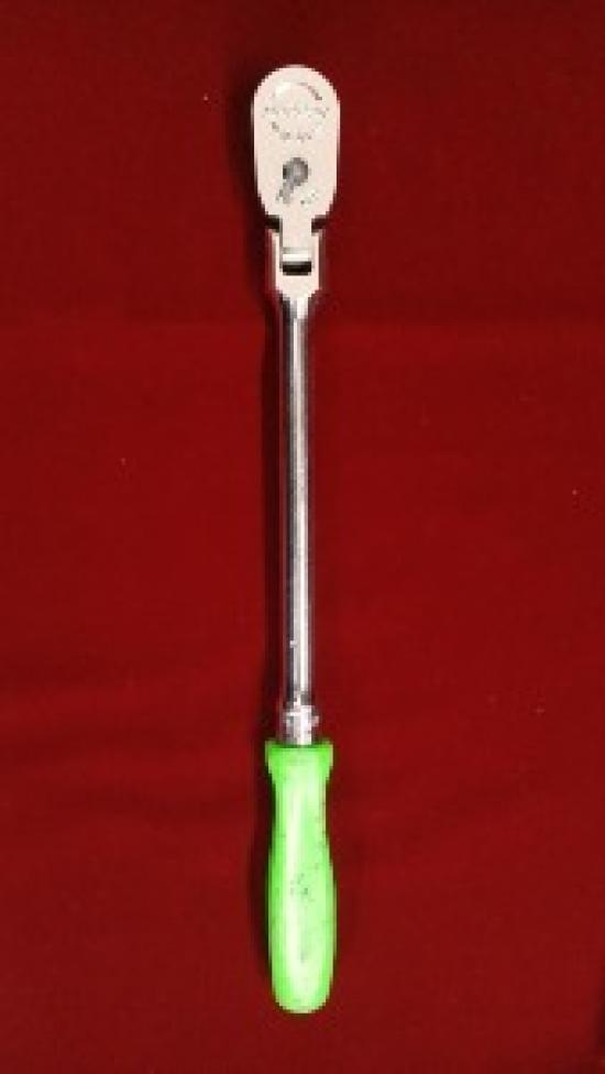 

Used Snap-on Tools 3/8 Flex Head Ratchet FHLFD80A GREEN hard Grip-JM