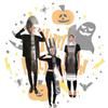 Halloween Cutlery Costume Masquerade Party Stage Show Clothing Fashion Cosplay