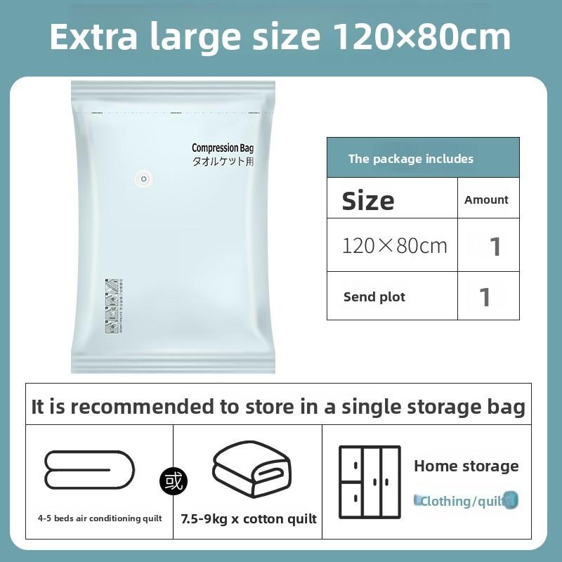 Vacuum Storage Bag For Clothes And Comforters With Pa Pe Material For Home Organization Storage