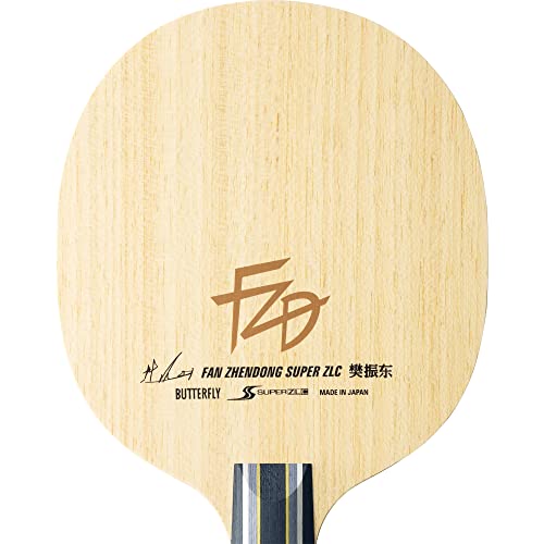 Butterfly Table Tennis Racket Fan Zhendong SUPER ZLC-CS Chinese Style Pen 24210 Blade Size: 161 x 150mm (Round)