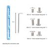 Road Mountian Bike Bottle Cage Mount Adapter Aluminum Alloy Lightweight Kettle Holder Tyre Pump Mounting Base Bike Accessories