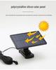 Triple-Head Rotatable Solar Outdoor Wall Lamp for Streets and Courtyards