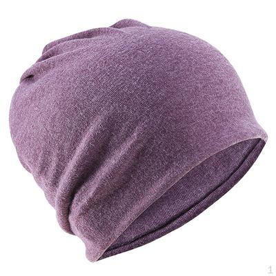 Beanie Chemo Unisex Cancer Patients Solid High Elastic Breathable Skull