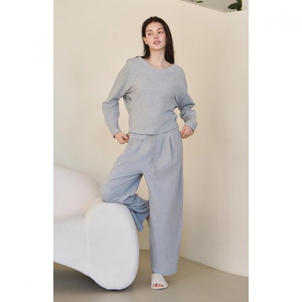 Huit Women Presentation Two Tuck Wide Fit Pants Htwpn5k03t