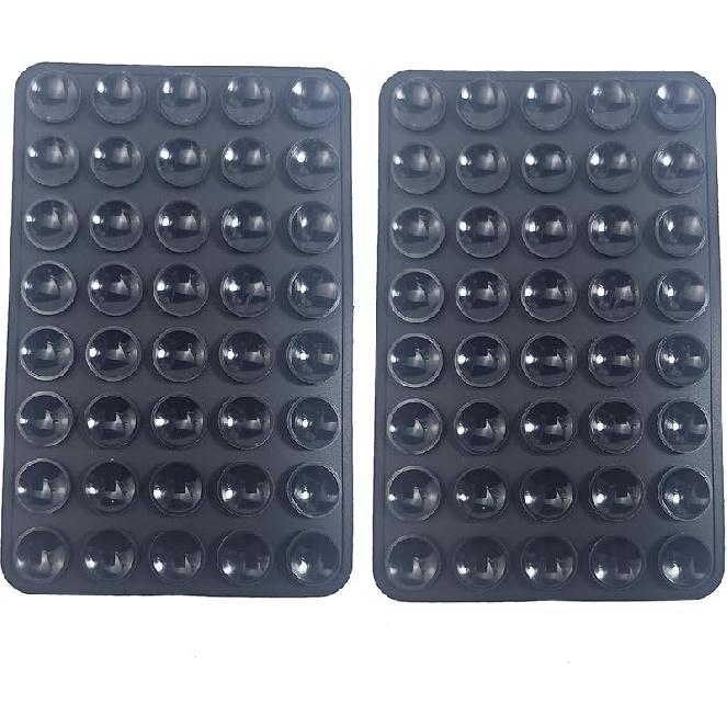 Mobile Phone Suction Cup Silicone Exquisite Double-Sided Type, 2 Sets, Hands-Free Mobile Phone Accessories, for Selfies and Videos, Strong Support