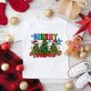 Just A Girl Who Loves Christmas Printed Kids Shirts Child Christmas Party T-shirt Top Xmas Vibes Outfit Child Short Sleeve Tee