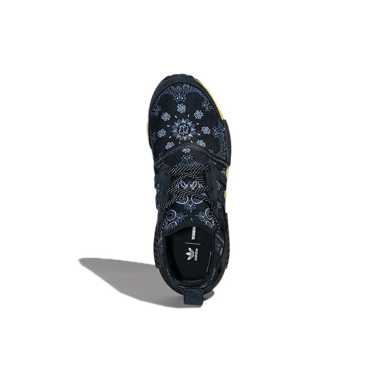 Neighborhood X Adidas NMD_R1 Navy Paisley Bandana Unisex Sneakers Blue Night-Navy Cloud-White GY4158