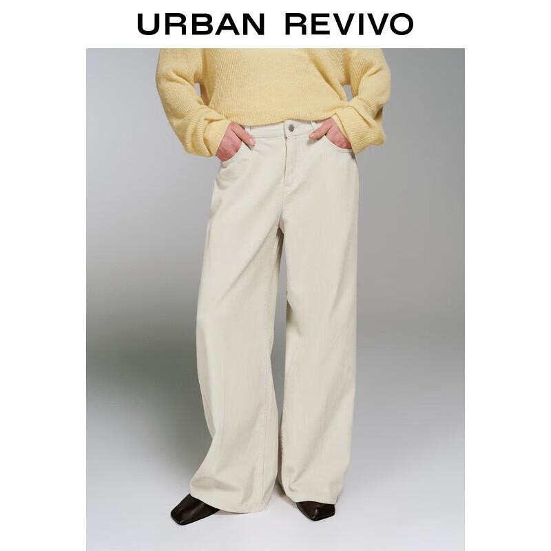 

UR 2025 Women s Corduroy Wide-Leg Casual Pants 28