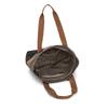 Vintage Canvas Shoulder Bag Women's Portable Tote Bag Tongle Large Capacity Shopping Bag