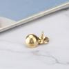 300PCS Upholstery Nails Tacks Stud Pushpin Smooth Surface Decorative Furniture Nails Pins(Yellow )