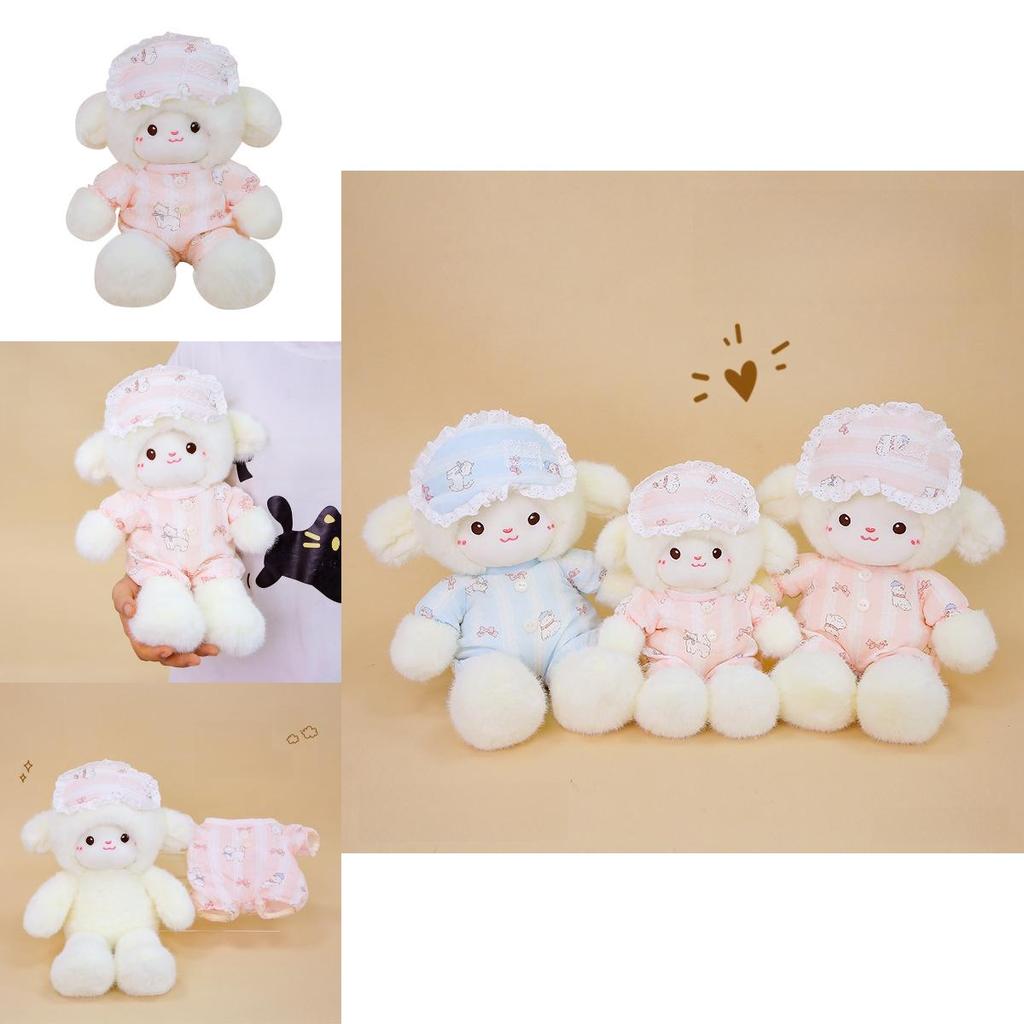 Wear Pajamas Sleep Plush Toy With Foam Beads For Kids Bedtime Gift