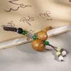 Key Charms Sandalwood Gourd Keychain Chinese Style Phone Charm  Car Key Accessories