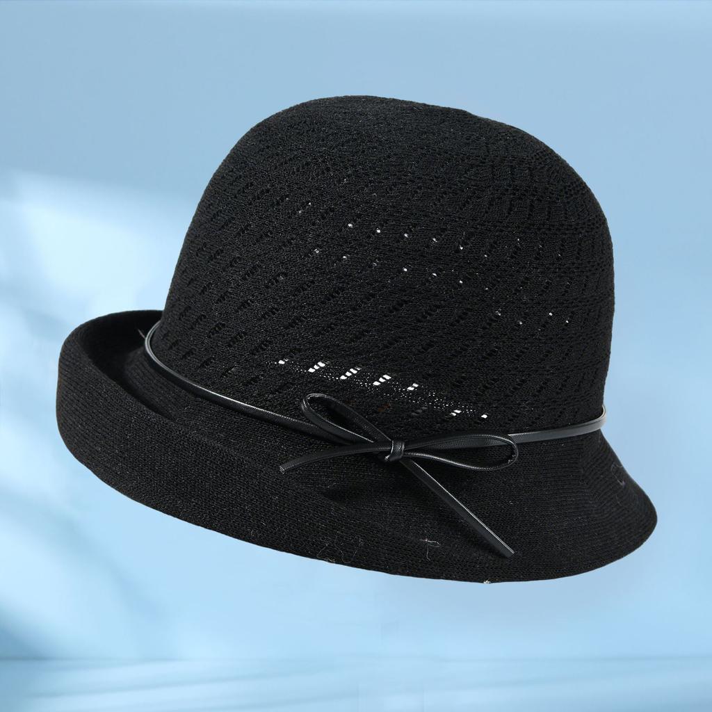 Summer breathable woven sun hat new fashion upturned brim foreign style mother hat summer sunscreen hat women