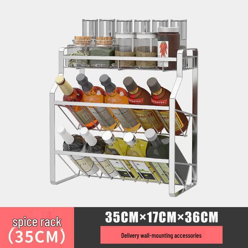 Stainless Steel Countertop Spice Organizer