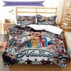 Messi Lionel Messi World Cup Champion Personalized Name Bedding Set,Premium Bed Linen for Bedroom Home Decoration,Perfect Collectible Gift for Messi F